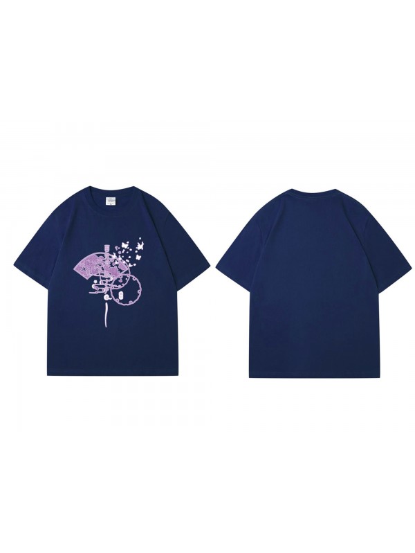 Cheap Saigyouji Yuyuko Touhou Project Short Sleeve Mens Graphic T-Shirts Fashion Printed Tops Cosplay Costume T Shirts For Women's