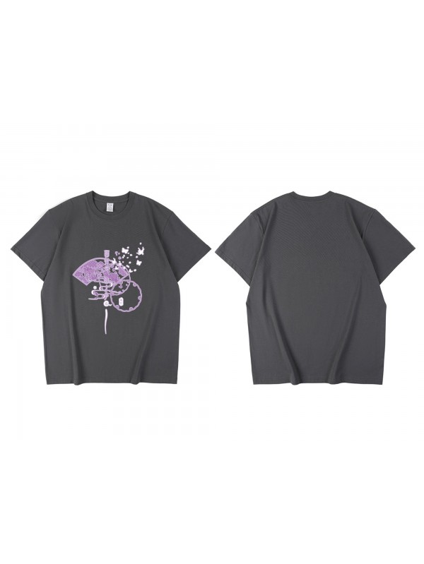 2023 Saigyouji Yuyuko Touhou Project Short Sleeve Mens Graphic T-Shirts Fashion Printed Tops Cosplay Costume T Shirts For Women's