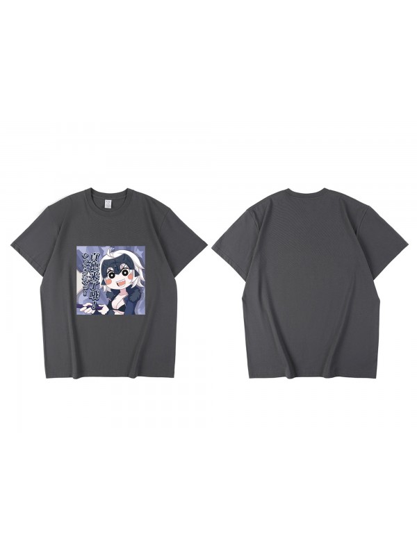 Wholesale Saber Fate Short Sleeve Mens Graphic T-Shirts Fashion Printed Tops Cosplay Costume T Shirts For Women's