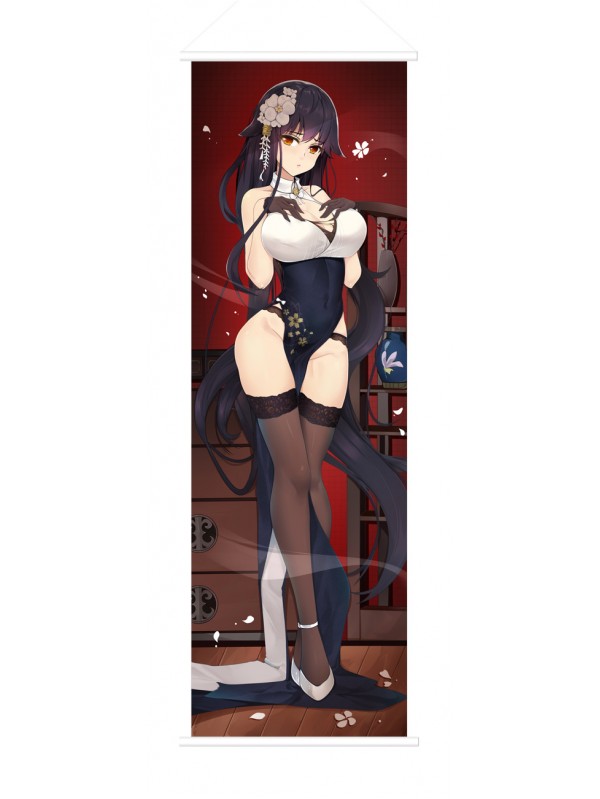 Azur Lane Cheongsam Azuma Japanese Anime Painting Home Decor Wall Scroll Posters