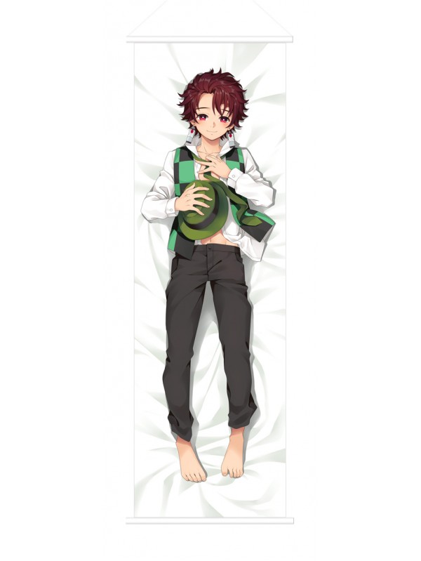 Kimetsu no Yaiba Kamado Tanjirou Japanese Anime Painting Home Decor Wall Scroll Posters