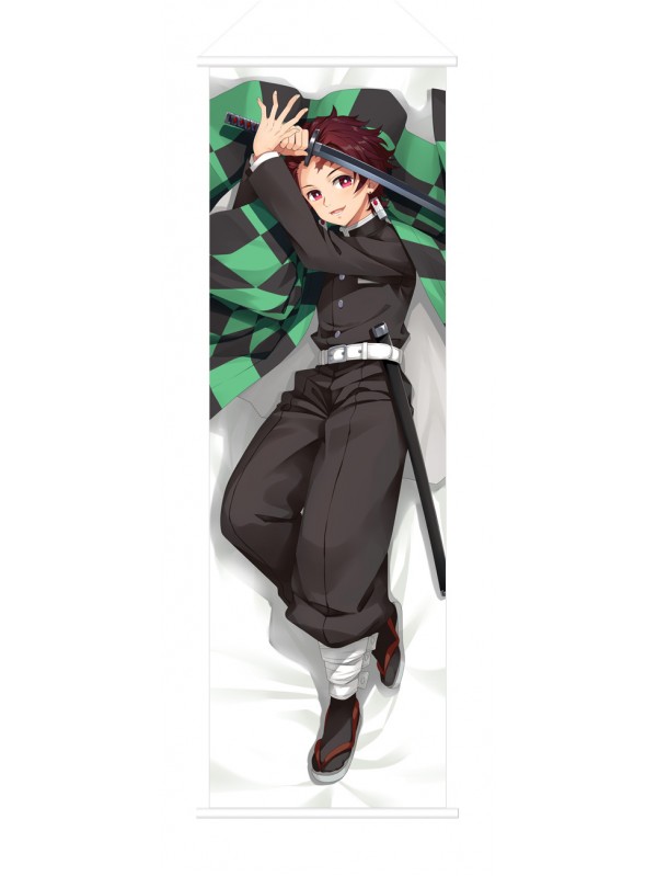 Kimetsu no Yaiba Kamado Tanjirou Japanese Anime Painting Home Decor Wall Scroll Posters
