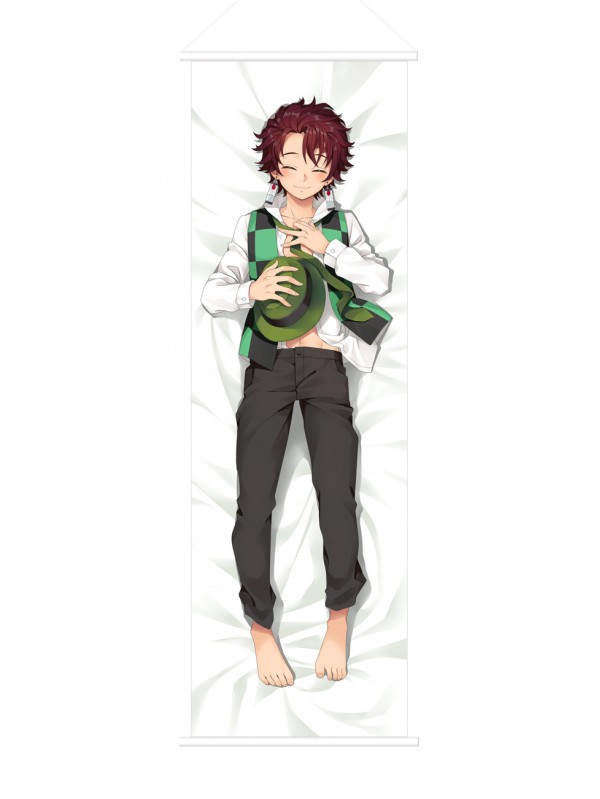 Kimetsu no Yaiba Kamado Tanjirou Japanese Anime Painting Home Decor Wall Scroll Posters