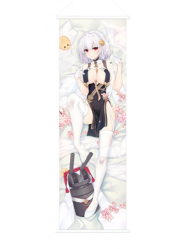 Azur Lane Cheongsam HMS Sirius Japanese Anime Painting Home Decor Wall Scroll Posters