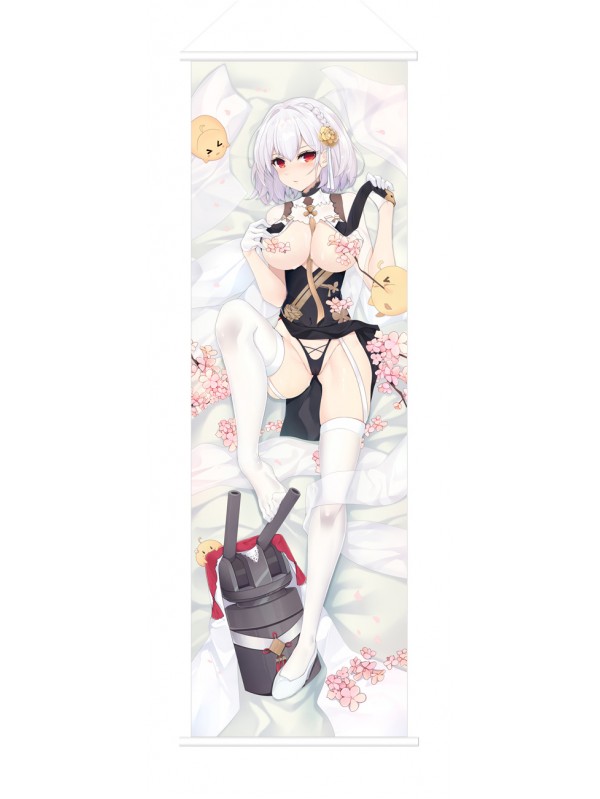 Azur Lane Cheongsam HMS Sirius Japanese Anime Painting Home Decor Wall Scroll Posters