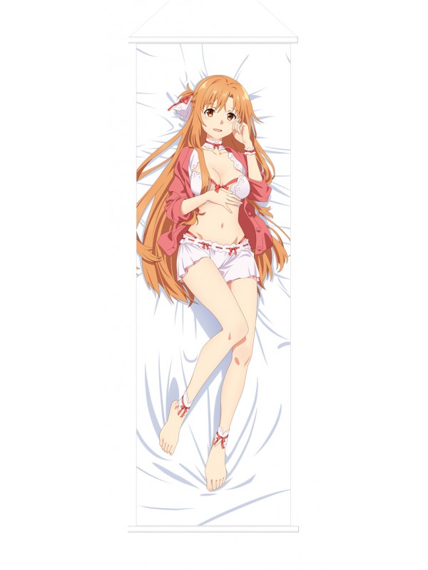 Sword Art Online Yuuki Asuna Japanese Anime Painting Home Decor Wall Scroll Posters