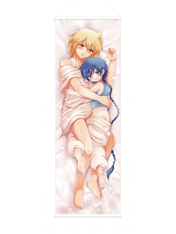 Alladin and Alibaba Saluja Magi The Labyrinth of Magic Male Anime Wall Poster Banner Japanese Art