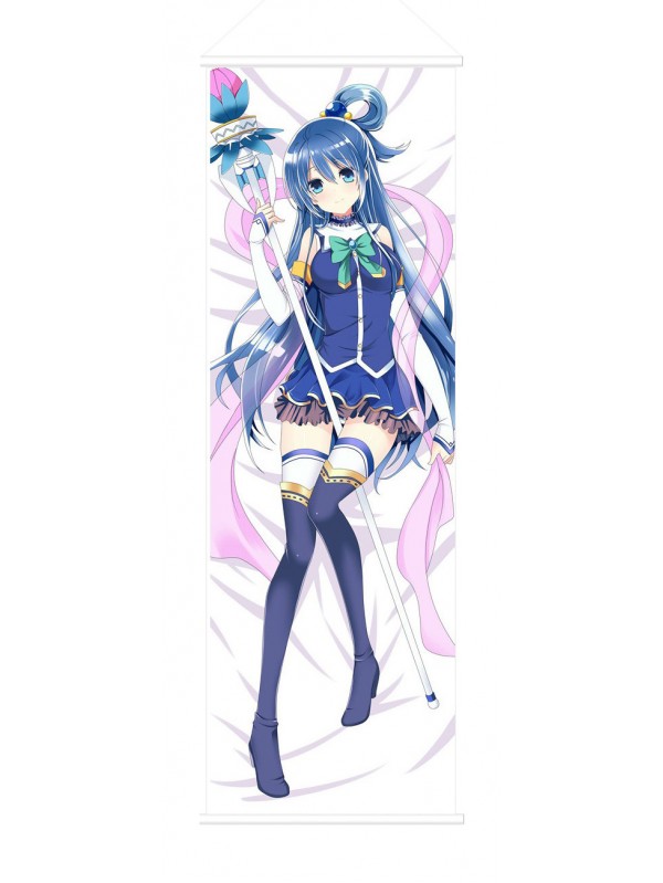 Aqua KonoSuba God's Blessing on This Wonderful World Anime Wall Poster Banner Japanese Art