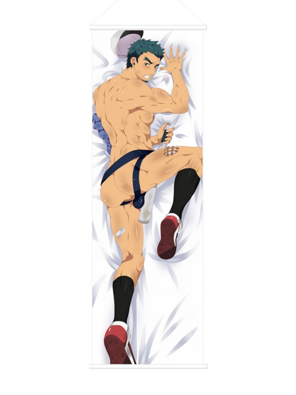Baseball Game Scroll Painting Wall Picture Anime Wall Scroll Hanging Deco