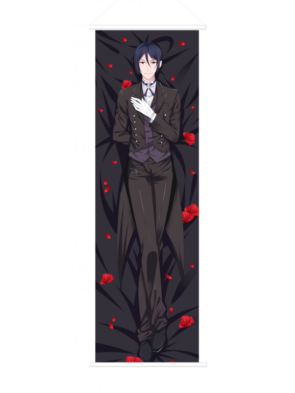 Black Butler Sebastian Michaelis Anime Wall Poster Banner Japanese Art
