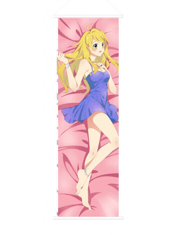 Blue Dress Anime Wall Poster Banner Japanese Art