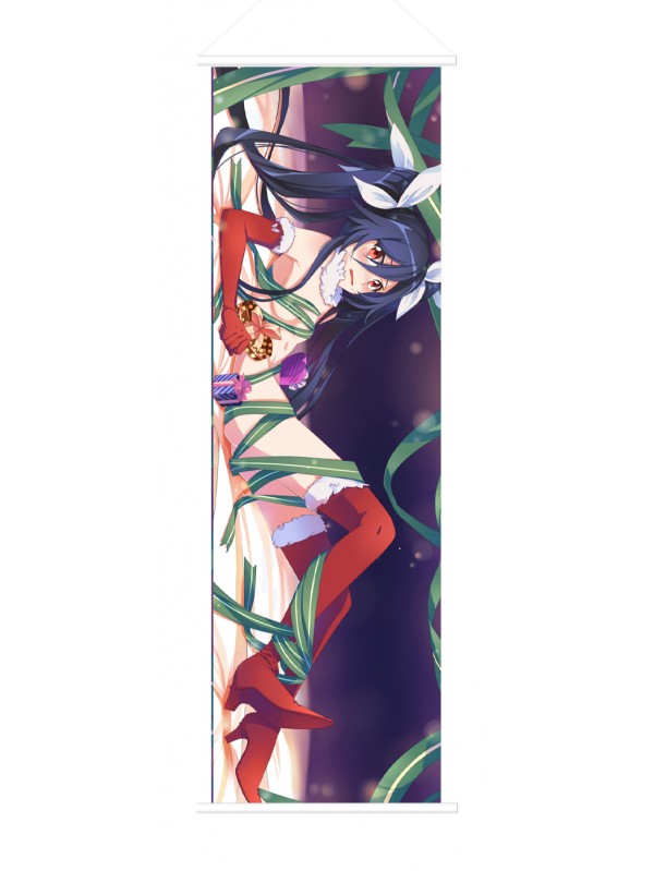 Blue Ponytail and Red Ponytail Sided Anime Wall Poster Banner Japanese Art