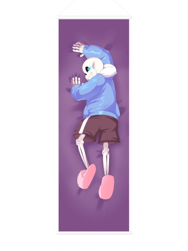 Child Skkull Scroll Painting Wall Picture Anime Wall Scroll Hanging Deco