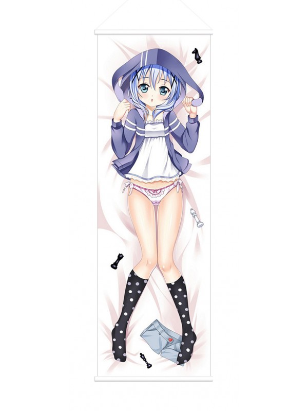 Chino Kafu Is the Order a Rabbit Anime Wall Poster Banner Japanese Art