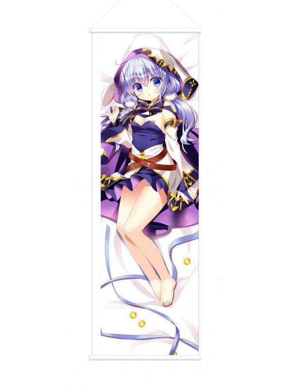 Chino Kafu Is the Order a Rabbit Anime Wall Poster Banner Japanese Art