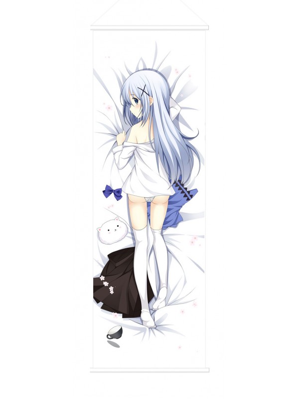 Chino Kafuu Is the Order Rabbit Anime Wall Poster Banner Japanese Art