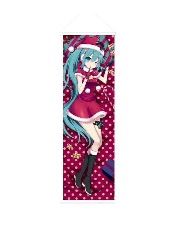 Christmas Hatsune Miku Anime Wall Poster Banner Japanese Art
