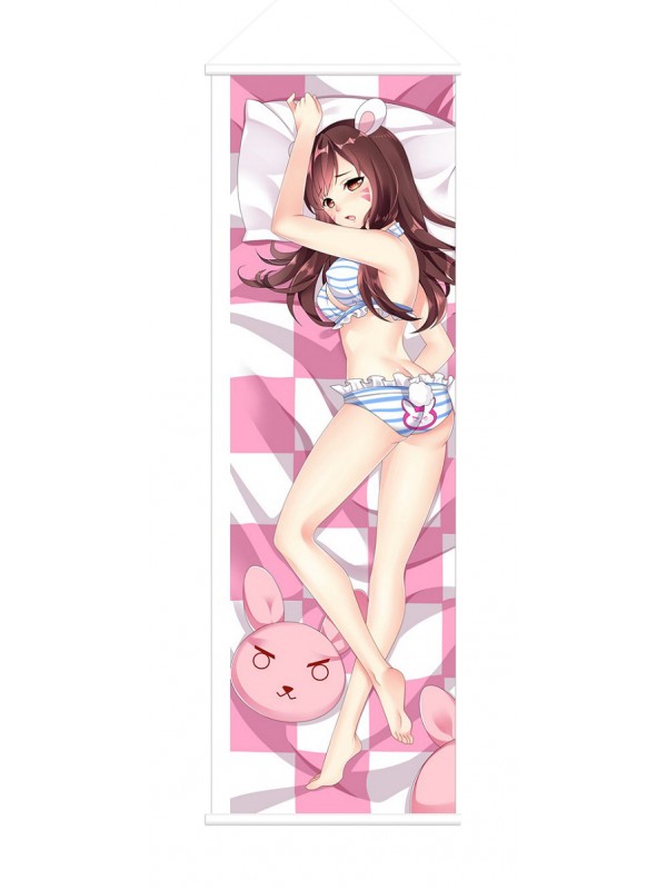 D.va Overwatch Anime Wall Poster Banner Japanese Art