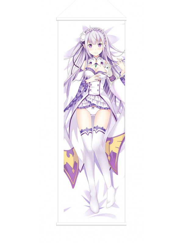 Emilia -Re Zero Anime Wall Poster Banner Japanese Art