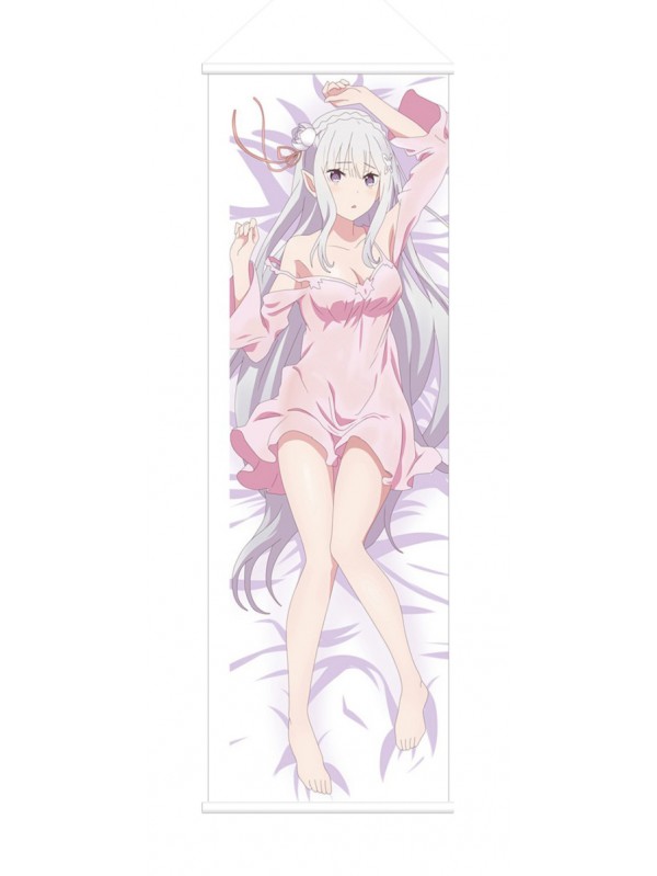 Emilia Re Zero Anime Wall Poster Banner Japanese Art