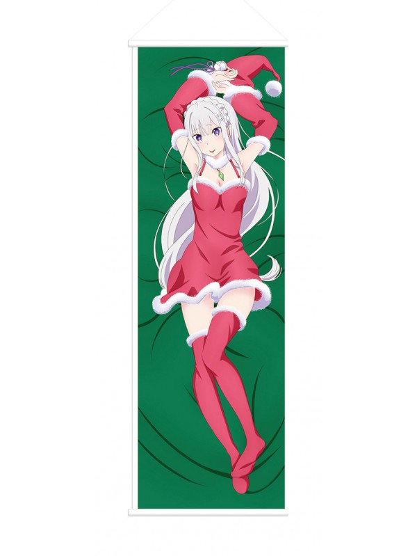Emilia Re Zero Anime Wall Poster Banner Japanese Art