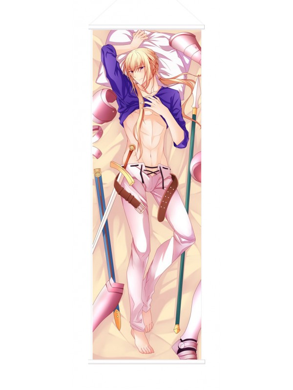 Fate Stay Night Male Anime Wall Poster Banner Japanese Art