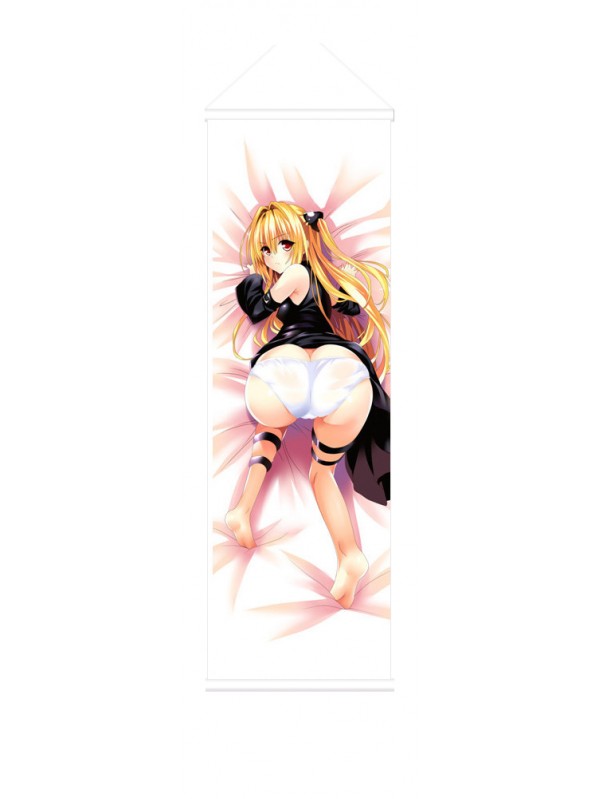 Golden Darkness Japanese Anime Painting Home Decor Wall Scroll Posters