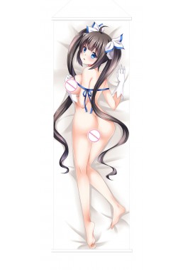 Hestia DanMachi Scroll Painting Wall Picture Anime Wall Scroll Hanging Deco