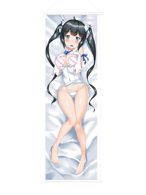 Hestia DanMachi Scroll Painting Wall Picture Anime Wall Scroll Hanging Deco