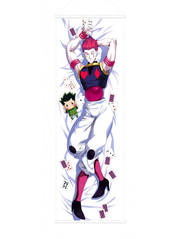 Hisoka Hunter X Hunter Male Scroll Painting Wall Picture Anime Wall Scroll Hanging Deco