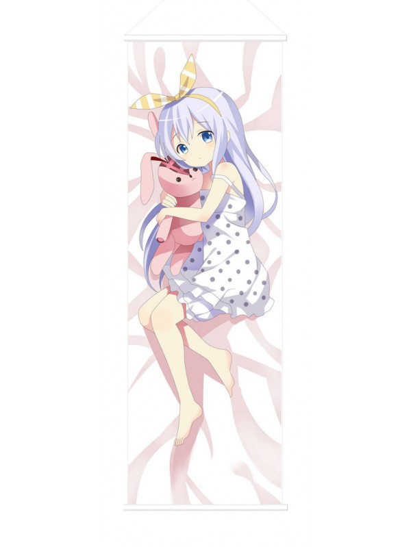 Is The Order Rabbit Gochuumon wa Usagi desu ka Scroll Painting Wall Picture Anime Wall Scroll Hanging Deco