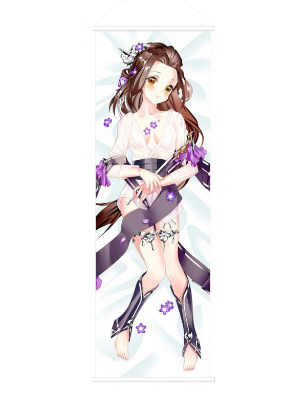 Jian Wang Game Scroll Painting Wall Picture Anime Wall Scroll Hanging Deco