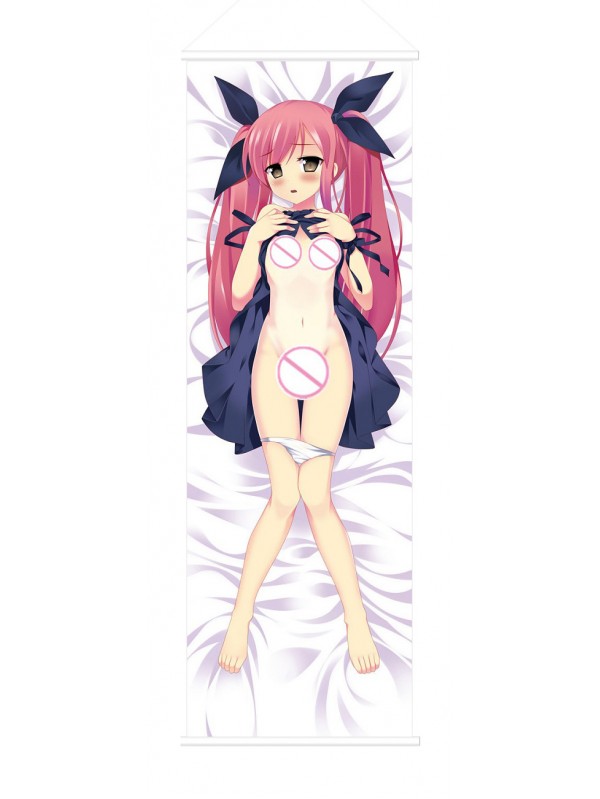 Kawaii Chibi Girl Scroll Painting Wall Picture Anime Wall Scroll Hanging Deco