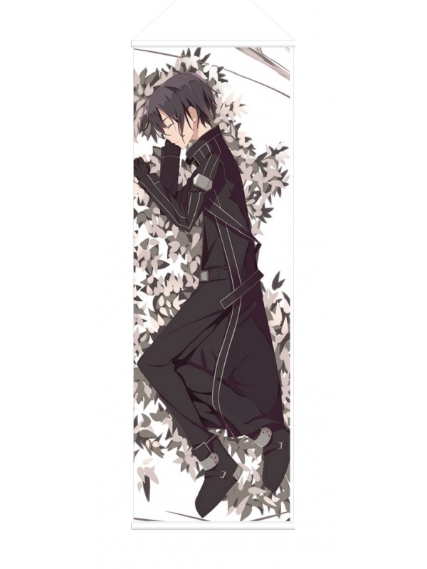 Kirito and Asuna Sword Art Online Anime Wall Poster Banner Japanese Art