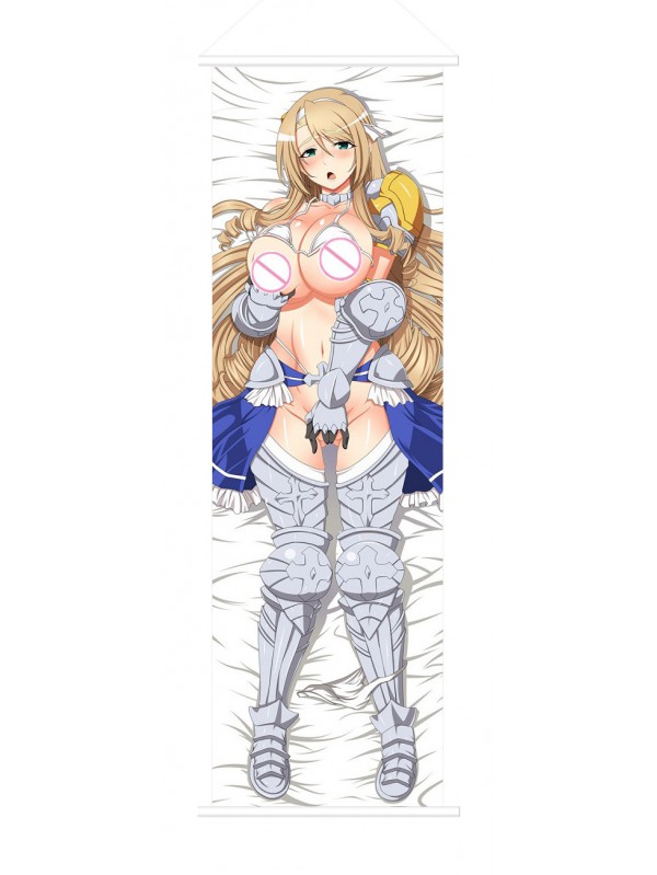 Lady Knight Japanese Anime Painting Home Decor Wall Scroll Posters