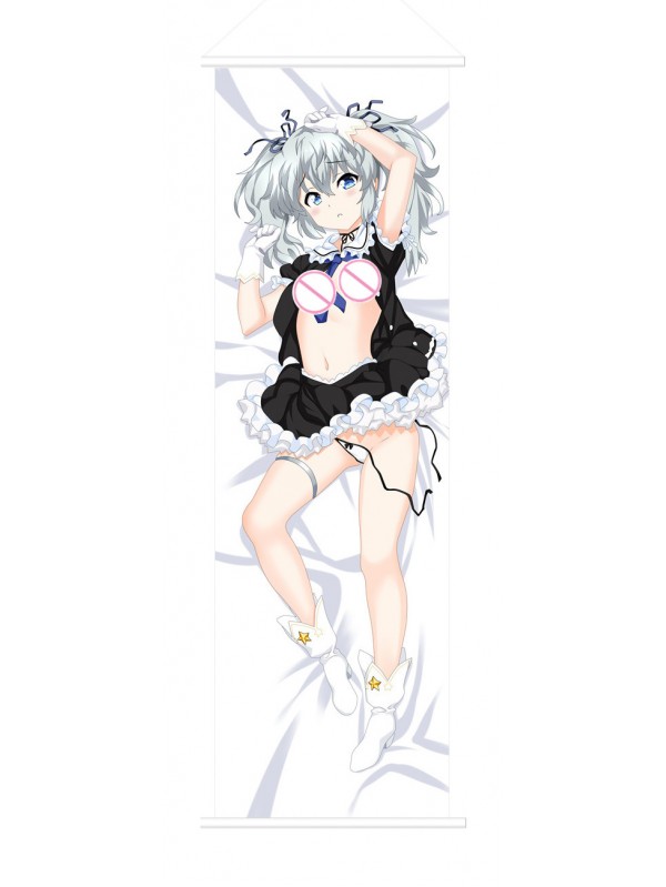 Little White Hair Girl Japanese Anime Painting Home Decor Wall Scroll Posters