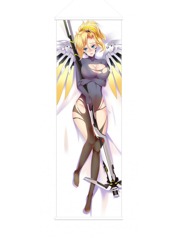 Mercy Overwatch Anime Wall Poster Banner Japanese Art