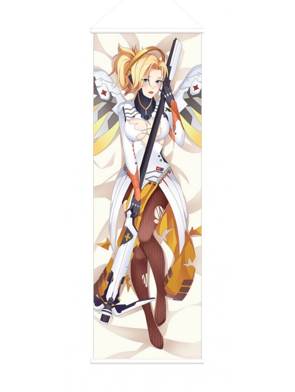 Mercy Overwatch Anime Wall Poster Banner Japanese Art