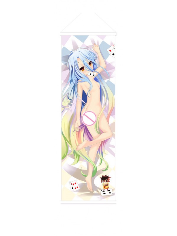 No game no life Shiro Anime Wall Poster Banner Japanese Art