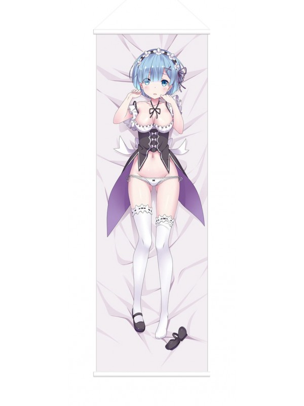 Rem Re Zero Anime Wall Poster Banner Japanese Art