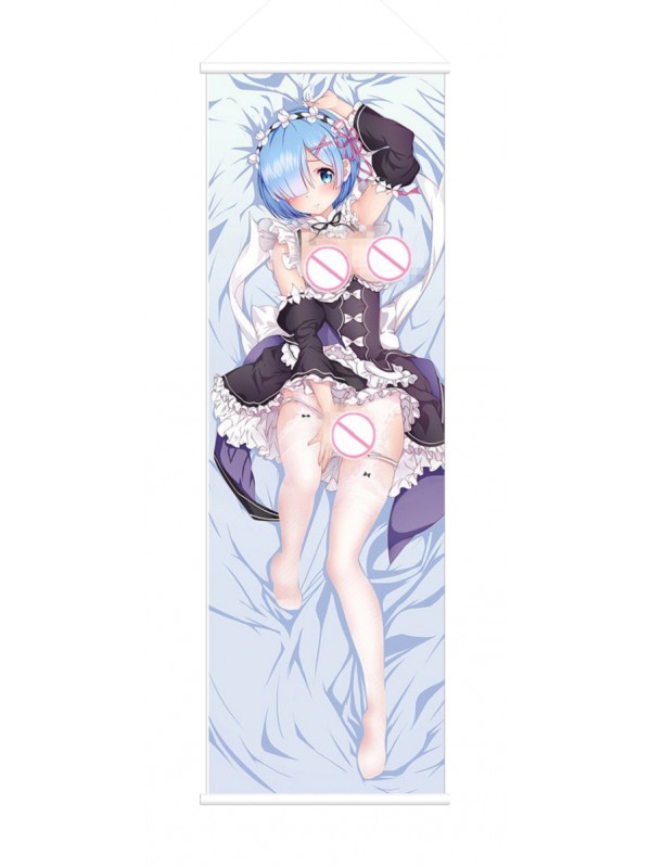 Rem Re Zero Anime Wall Poster Banner Japanese Art