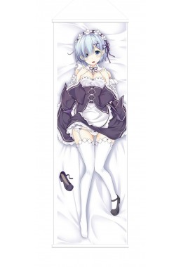 Rem Re Zero Anime Wall Poster Banner Japanese Art