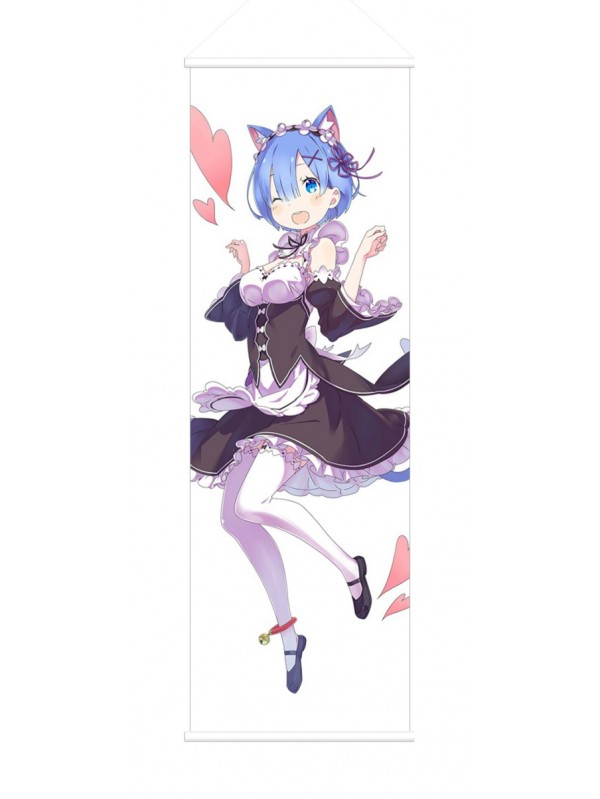 Rem Re Zero Anime Wall Poster Banner Japanese Art