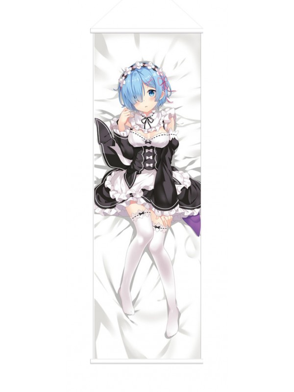 Rem Re Zero Anime Wall Poster Banner Japanese Art