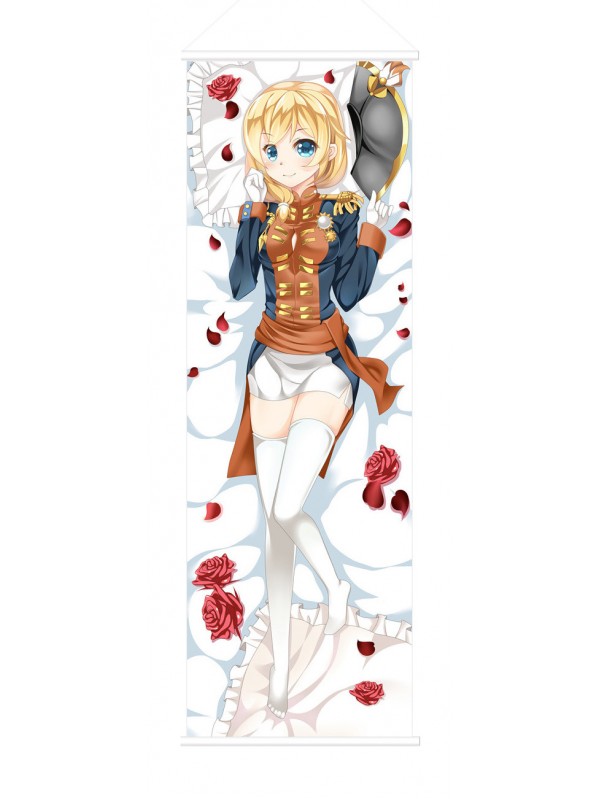 Rodney Warship Girls Scroll Painting Wall Picture Anime Wall Scroll Hanging Deco