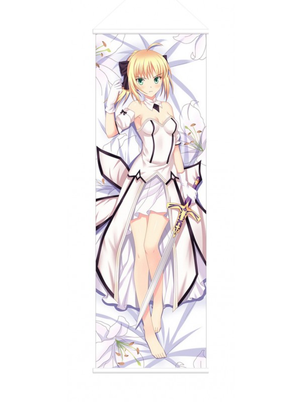 Saber Fate Anime Wall Poster Banner Japanese Art