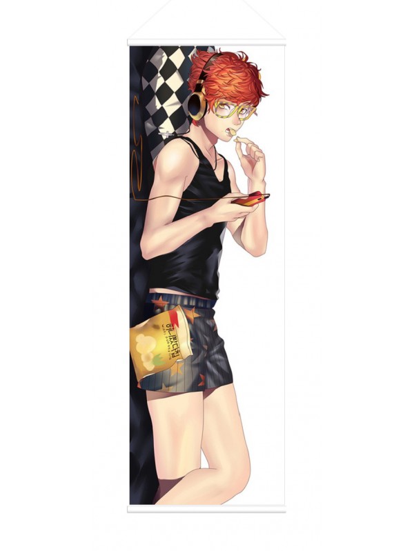 Saeyoung Luciel Choi Defender of Justice 707 Mystic Messenger Male Anime Wall Poster Banner Japanese Art