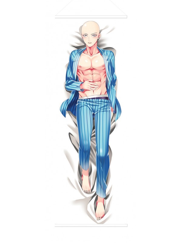Saitama One Punch Man Anime Wall Poster Banner Japanese Art