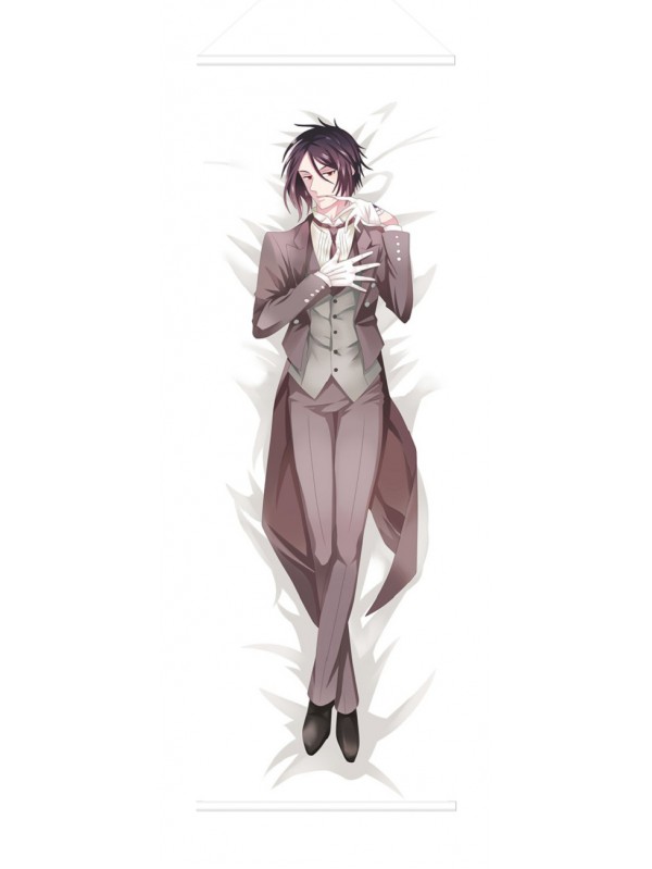 Sebastian Michaelis Kuroshitsuji Black Butler Male Anime Wall Poster Banner Japanese Art