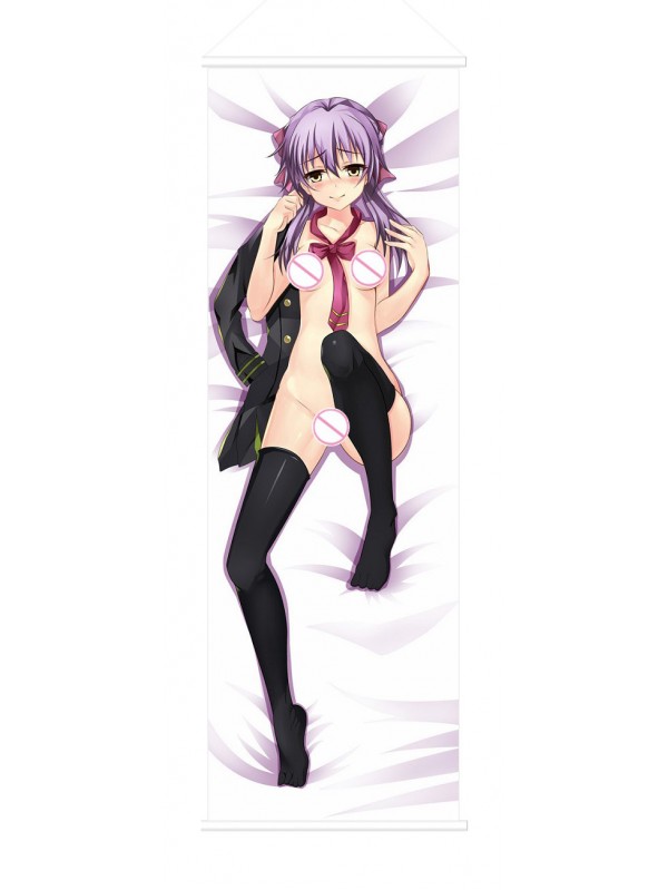 Shinoa Owari no Seraph Scroll Painting Wall Picture Anime Wall Scroll Hanging Deco